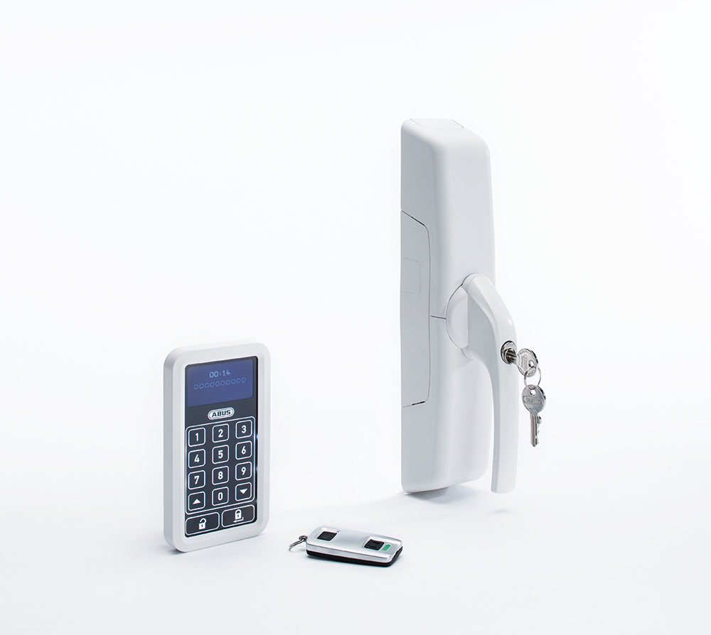 ABUS FCA3000 Fenstergriff mit Alarmfunktion zur Sicherung von Fenstern – montiert von Andreas Koegler Alarmanlagen Wien