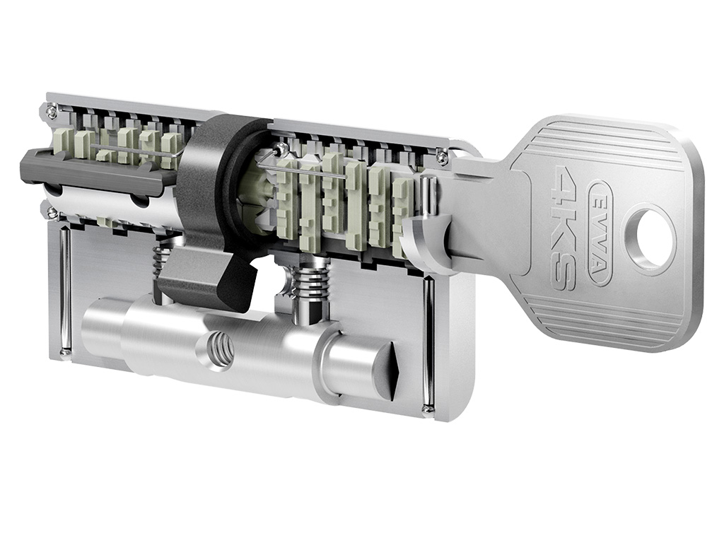 EVVA 4KS Sicherheitszylinder für Wohnungstüren und Haustüren – montiert von Andreas Koegler Alarmanlagen in Wien