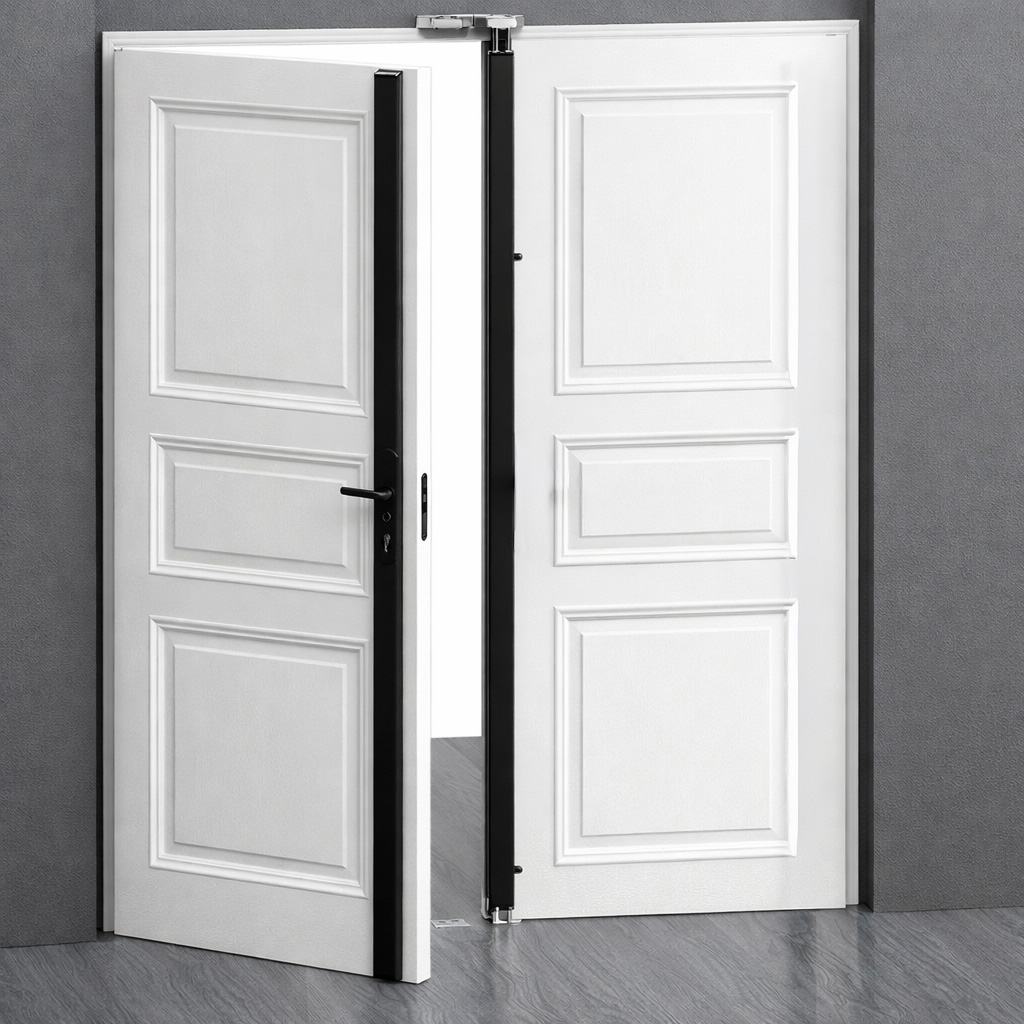 Stangenschloss zur Sicherung von Doppeltüren gegen Einbruch – montiert von Andreas Koegler Alarmanlagen Wien